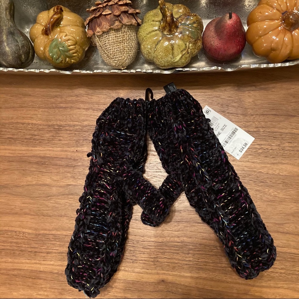 INC Space Dye Chenille Mittens